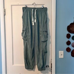 Lightweight Corduroy Drawstring Joggers